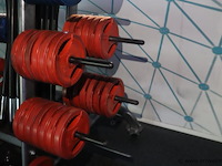 Halterschijven- en halterstangenrek - 130x120x160cm - afbeelding 8 van  9