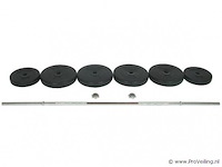 Halterstang 60kg incl. gewichten - afbeelding 3 van  3