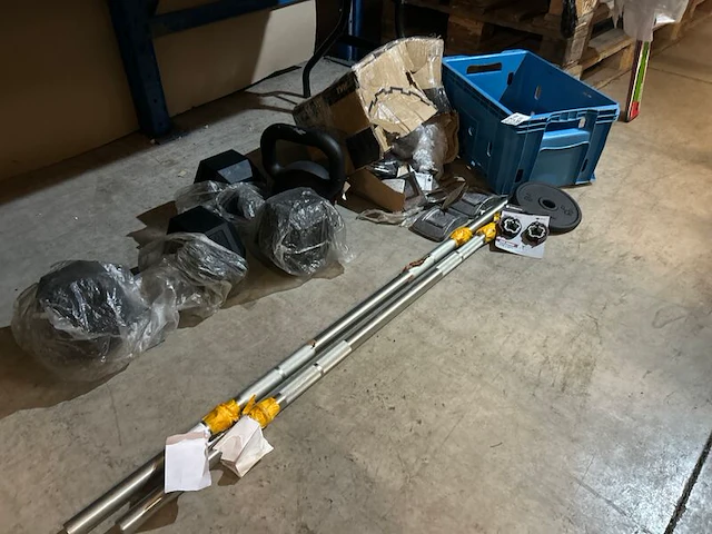 Halterstangen, halterschijven, dumbbells en gewichten - afbeelding 1 van  8