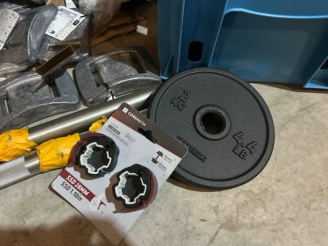 Halterstangen, halterschijven, dumbbells en gewichten - afbeelding 2 van  8