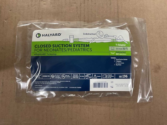 Halyard closed suction system (80x) - afbeelding 1 van  4