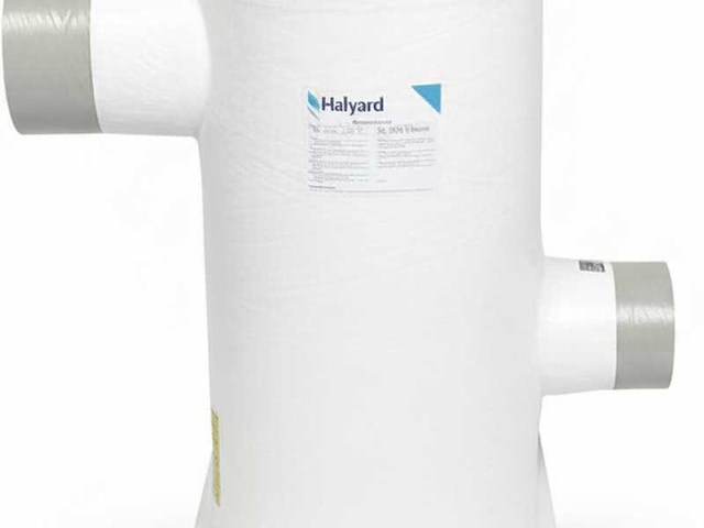 Halyard dual chamber exhaust engine muffler grp white 127 - 152mm - h001489 - afbeelding 1 van  8