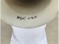 Halyard dual chamber exhaust engine muffler grp white 127 - 152mm - h001489 - afbeelding 2 van  8