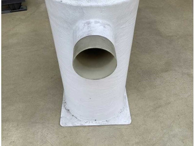 Halyard dual chamber exhaust engine muffler grp white 127 - 152mm - h001489 - afbeelding 4 van  8