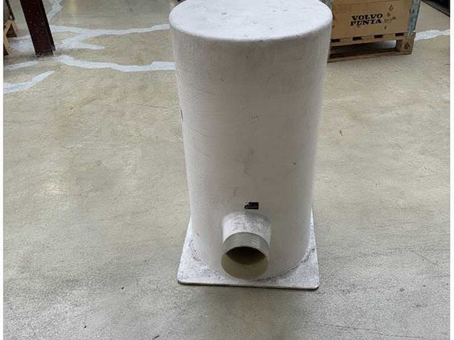 Halyard dual chamber exhaust engine muffler grp white 127 - 152mm - h001489 - afbeelding 6 van  8