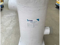 Halyard dual chamber exhaust engine muffler grp white 127 - 152mm - h001489 - afbeelding 7 van  8