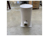 Halyard dual chamber exhaust engine muffler grp white 127 - 152mm - h001489 - afbeelding 3 van  3