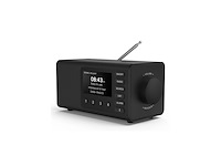 Hama digitale radio dr1001bt fm/dab/dab+ zwart - afbeelding 1 van  5