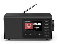 Hama digitale radio dr1001bt fm/dab/dab+ zwart - afbeelding 2 van  5