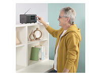 Hama digitale radio dr1001bt fm/dab/dab+ zwart - afbeelding 4 van  5