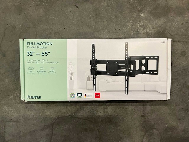 Hama fullmotion tv wall bracket - afbeelding 2 van  3