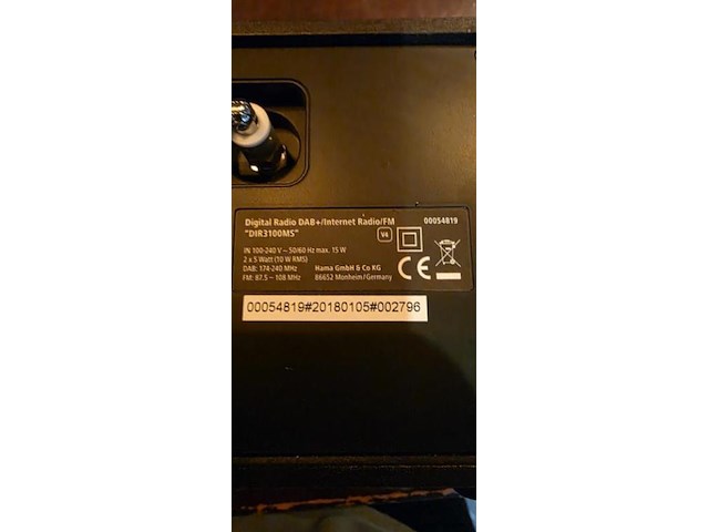 Hama internet radio dab+/fm, type dir3100ms - afbeelding 3 van  3