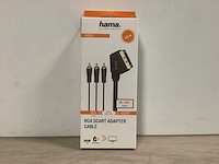 Hama scart-stekker - 3 cinch-stekkers videokabel - circa (600 stk) - afbeelding 2 van  6