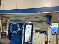 Hamach hvs526 werkplaatsarm met verlichting en luchtleiding - afbeelding 2 van  9