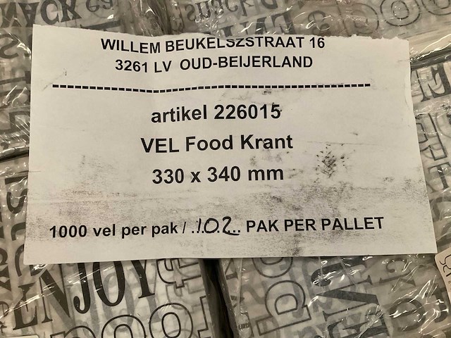 Hamburgervel pe gecoat (60000x) - afbeelding 3 van  3