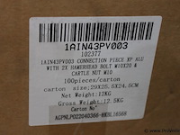 Hamerheas bolt m 10x20 - 100 stuks - afbeelding 3 van  3