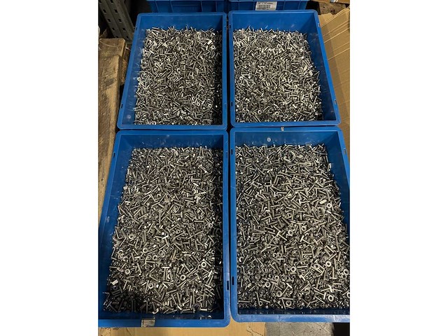 Hamerkopbouten incl. moer - rvs - (4 bakken) - afbeelding 1 van  4