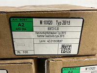 Hamerkopbouten m 10x20 (500x) - afbeelding 2 van  3