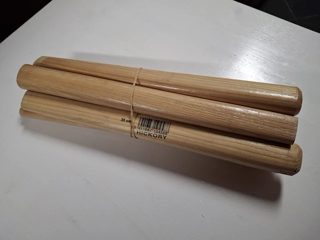 Hamersteel hickory 35 cm 6 stuks - afbeelding 2 van  3