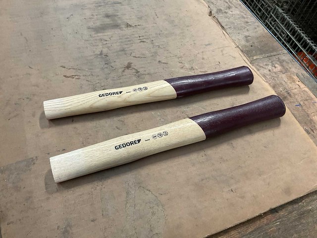 Hamerstelen essenhout (12x) - afbeelding 2 van  2