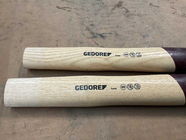 Hamerstelen essenhout (12x) - afbeelding 1 van  2