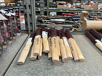 Hamerstelen essenhout (13x) - afbeelding 1 van  3