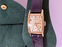 Hamilton 10kt goldfilled heren tank horloge - afbeelding 2 van  9