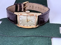 Hamilton 10kt goldfilled heren tank horloge - afbeelding 5 van  9