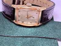 Hamilton 10kt goldfilled heren tank horloge - afbeelding 6 van  9