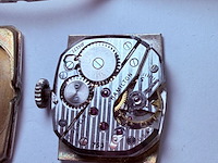 Hamilton 10kt goldfilled heren tank horloge - afbeelding 8 van  9