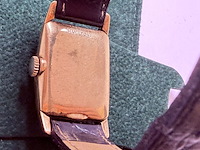 Hamilton 10kt goldfilled heren tank horloge - afbeelding 9 van  9