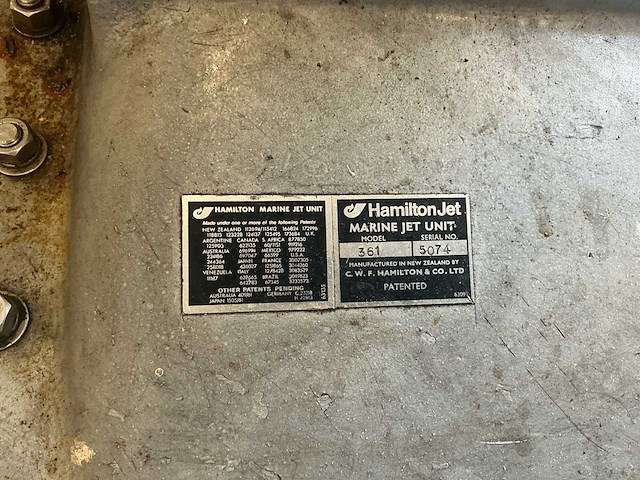 Hamilton jet - 361 - ships engine - afbeelding 15 van  23