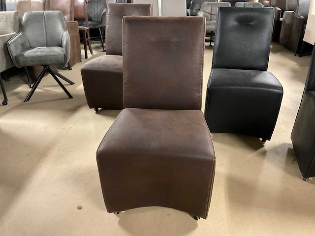 Hamilton verrijdbare eetkamerstoel (4x) - afbeelding 6 van  16