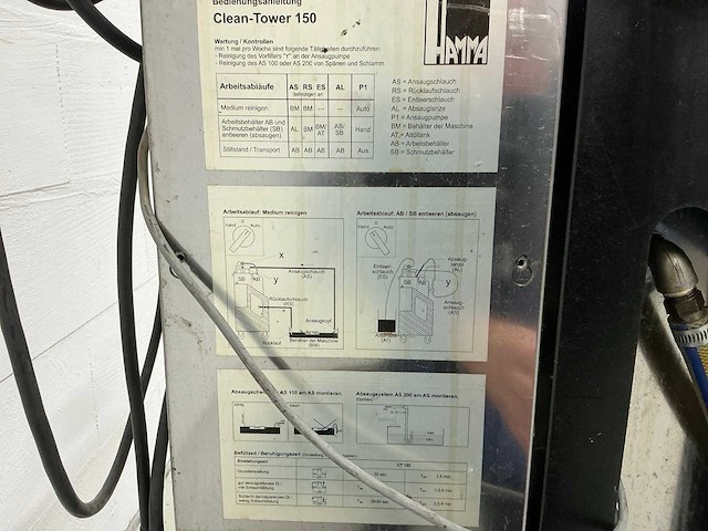 Hamma clean tower 150 industriële stofzuiger - afbeelding 4 van  5