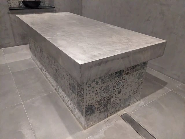 Hammam tafel, grijs - afbeelding 1 van  6