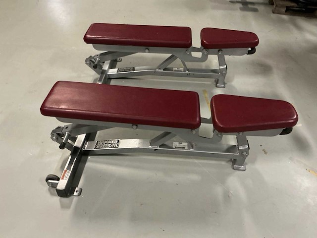 Hammer strenght adjustable bench overige krachttraining (2x) - afbeelding 2 van  9
