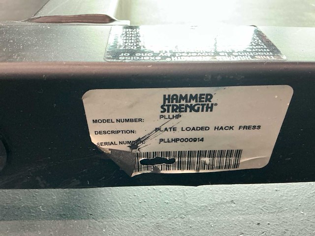 Hammer strenght linear hack press krachtstation - afbeelding 8 van  12