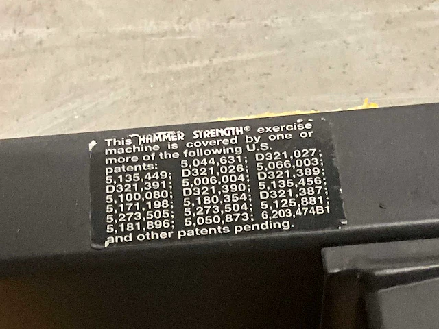 Hammer strenght plate loaded linear hack press - afbeelding 9 van  9