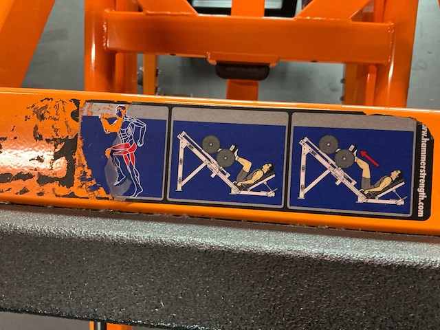 Hammer strengt linear leg press 45graden krachtstation - afbeelding 5 van  13