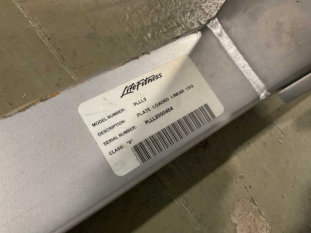 Hammer strength plll2 plate loaded linear leg - afbeelding 8 van  8