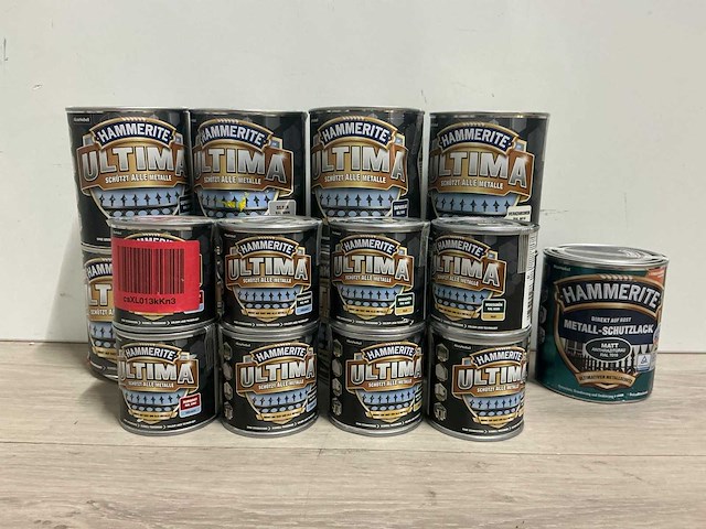 Hammerite diverse verf (17x) - afbeelding 1 van  8