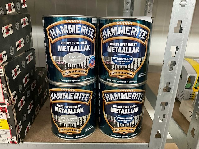 Hammerite metaallak (7x) - afbeelding 1 van  3