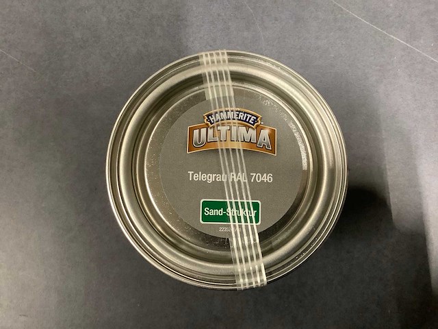 Hammerite ultima metaalbeschermlak – zandstructuur – telegrau ral 7046 – 750 ml verf (13x) - afbeelding 4 van  4
