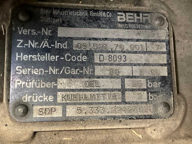 Hamofa steyr wd612.95 dieselmotor - afbeelding 8 van  11