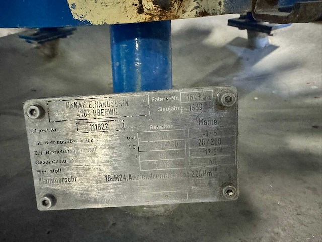 Hanag - nutsche filter - 1989 - afbeelding 1 van  4