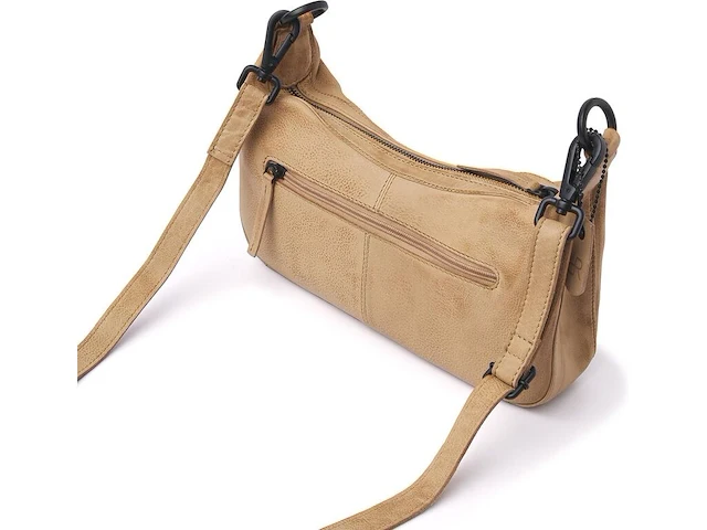 Hand- en schoudertas dr amsterdam, beige - afbeelding 2 van  6