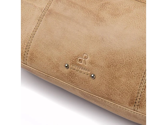 Hand- en schoudertas dr amsterdam, beige - afbeelding 4 van  6
