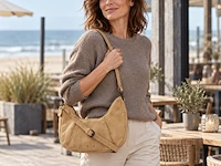 Hand- en schoudertas dr amsterdam, beige - afbeelding 5 van  6