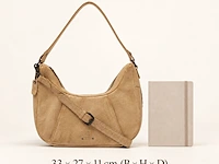 Hand- en schoudertas dr amsterdam, beige - afbeelding 6 van  6