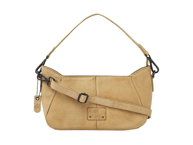 Hand- en schoudertas dr amsterdam, beige - afbeelding 1 van  6